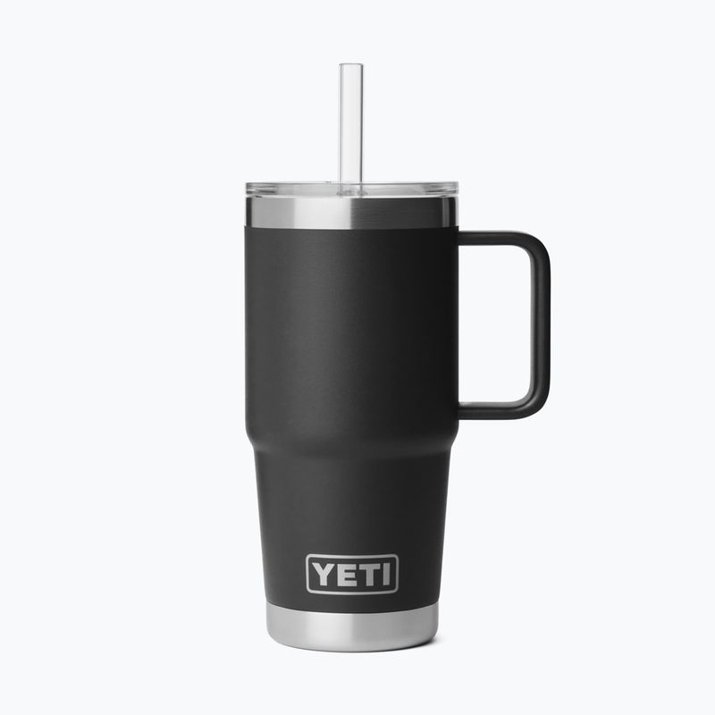Termohrnček YETI Rambler Straw 739 ml black