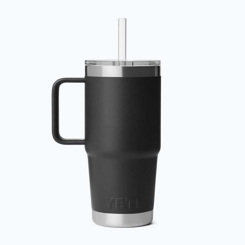 Termohrnček YETI Rambler Straw 739 ml black 2