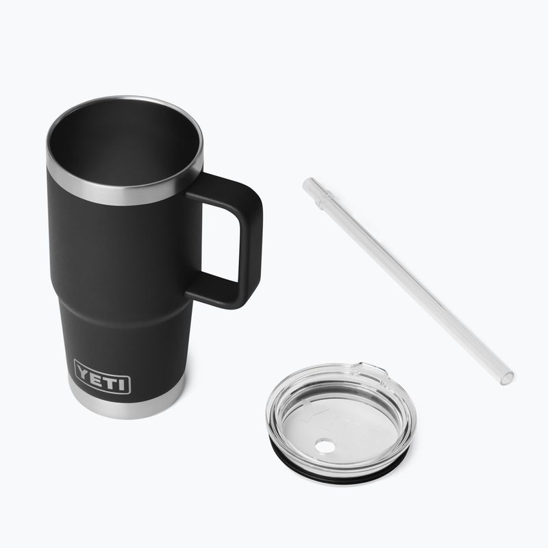 Termohrnček YETI Rambler Straw 739 ml black 4