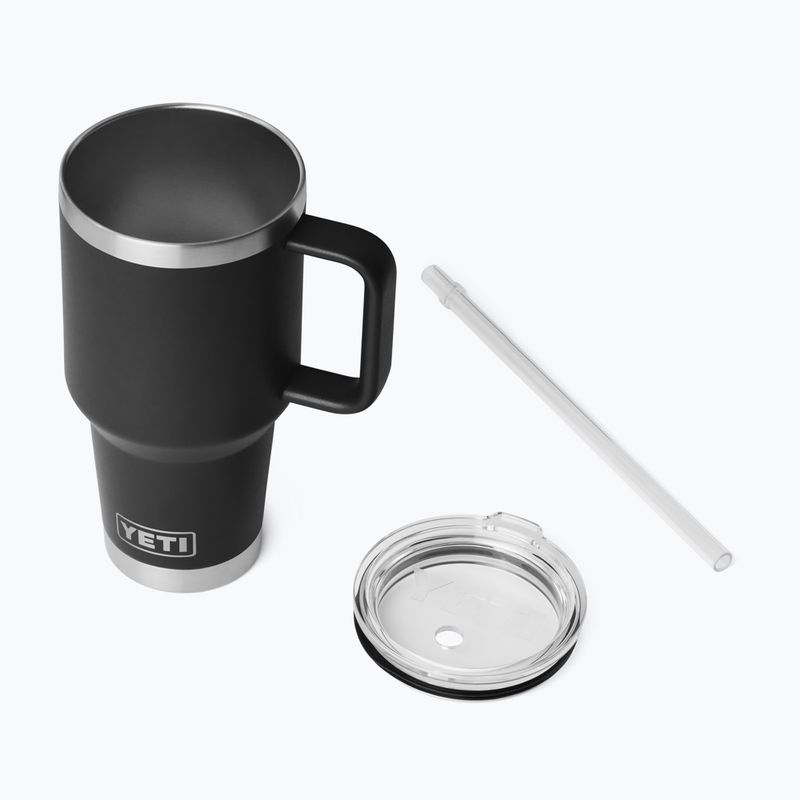 Termohrnček YETI Rambler Straw 1000 ml black 4