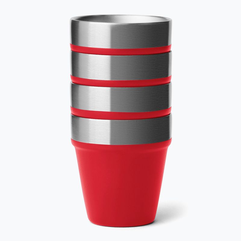 Turistické poháriki YETI Shot 48 ml 4 pcs. rescue red 3