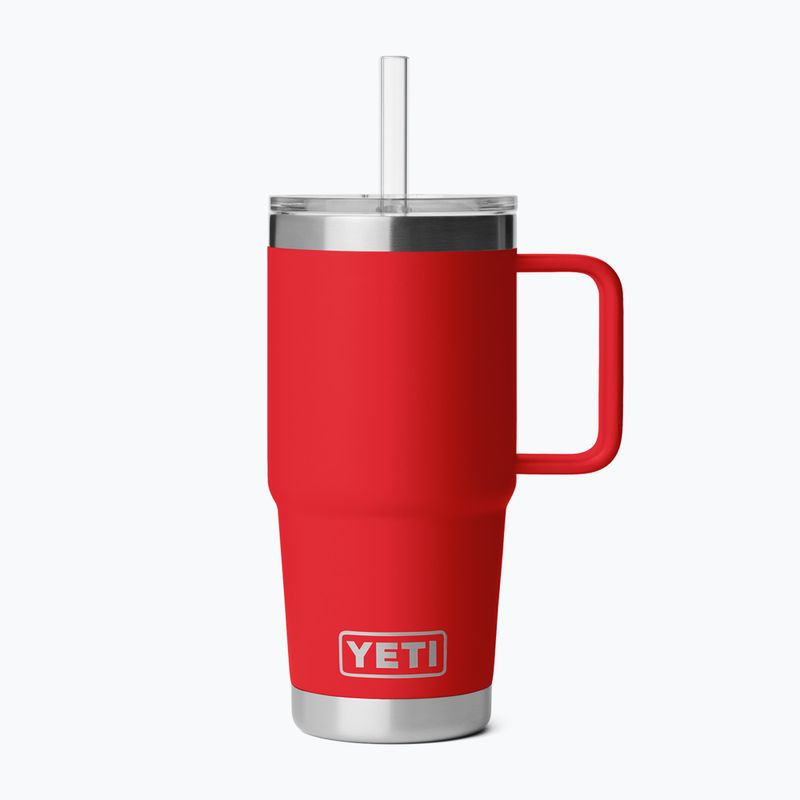 Termohrnček YETI Rambler Straw 739 ml rescue red