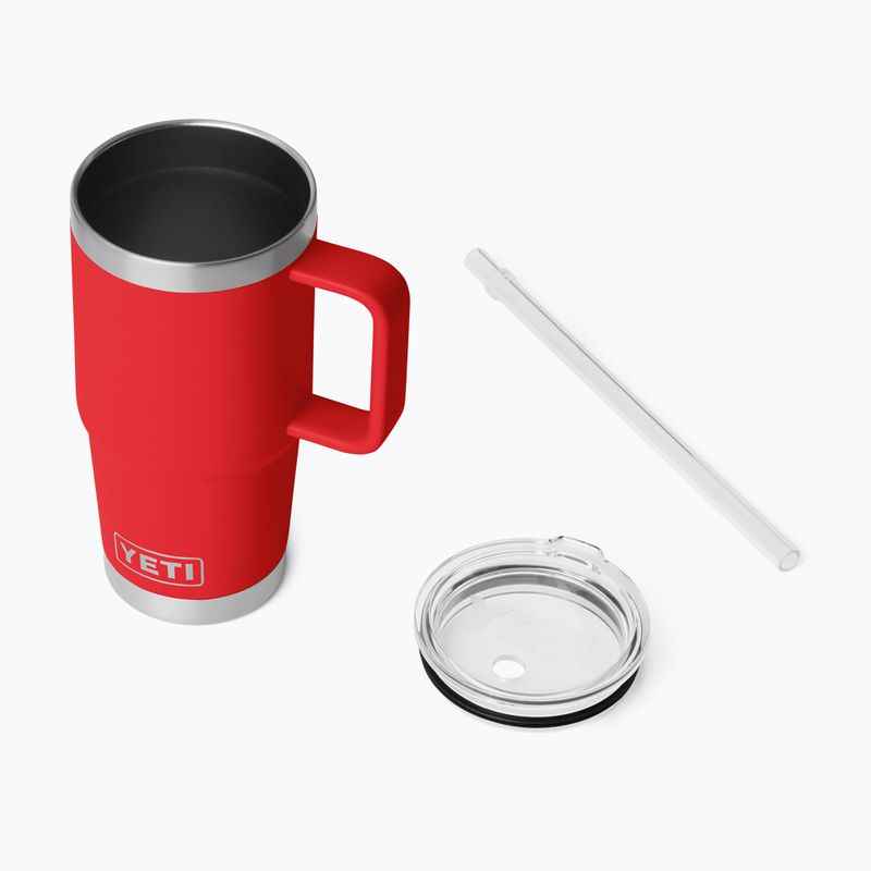 Termohrnček YETI Rambler Straw 739 ml rescue red 4
