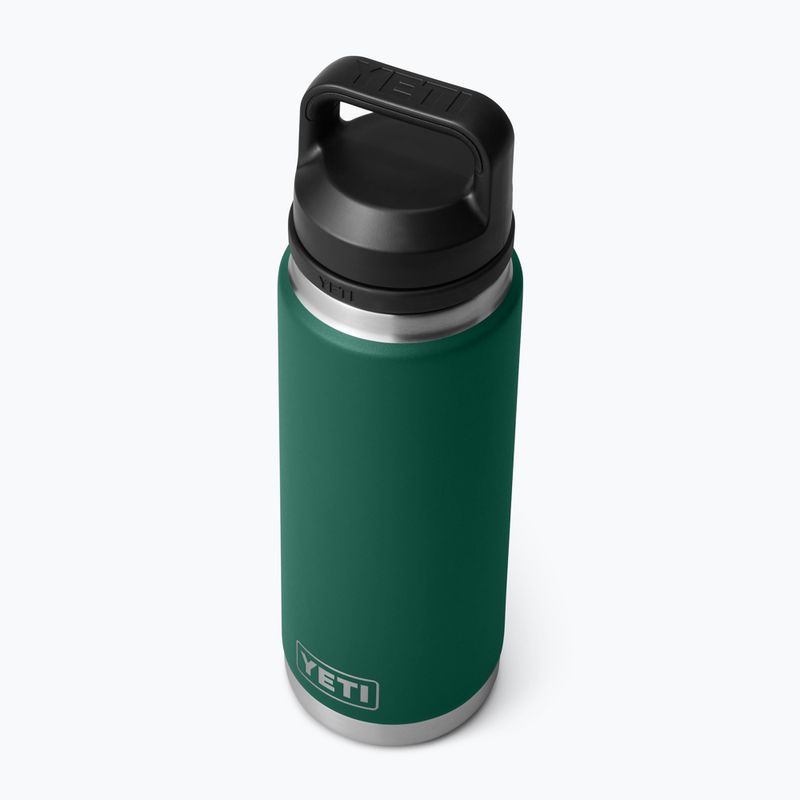 Termoska YETI Rambler Chug 760 ml black forest green 3