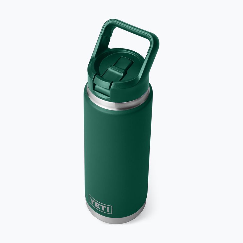 Termofľaša YETI Rambler Straw 769 ml black forest green 4