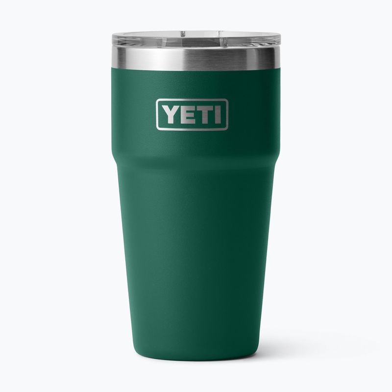 Termoska YETI Rambler Stackable 591 ml black forest green
