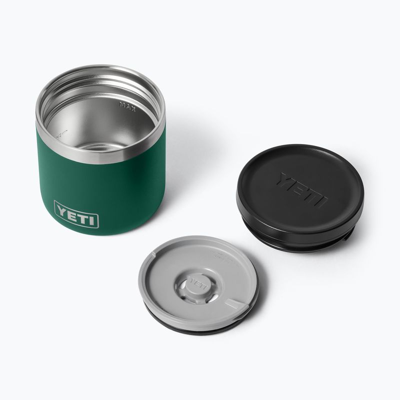 Termoska na jedlo YETI R8 Food Jar 237 ml black forest green 5