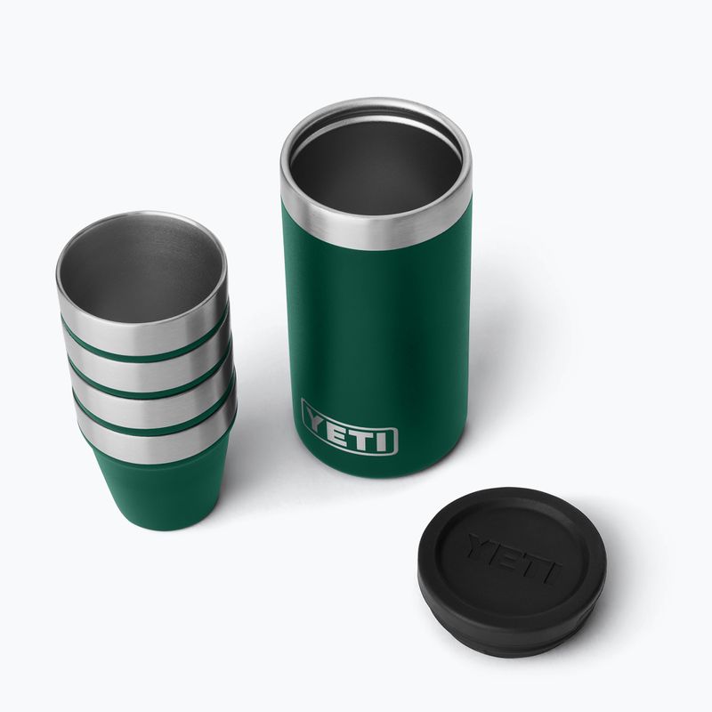 Turistické poháriki YETI Shot 48 ml 4 pcs. black forest green 2