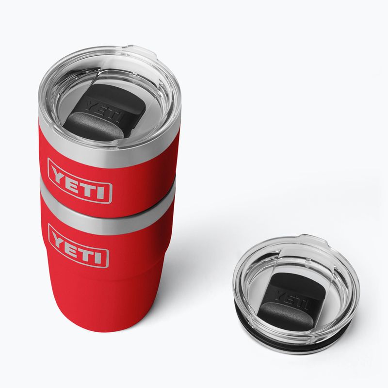 Termoska YETI Rambler Stackable 237 ml rescue red 5