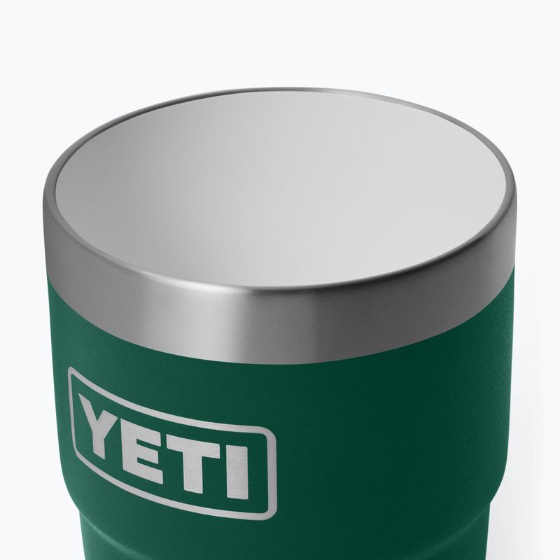 Termoska YETI Rambler Stackable 237 ml black forest green 6