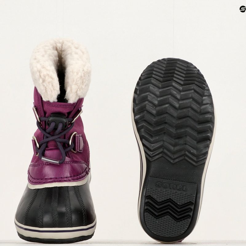 Detské snehule Sorel Yoot Pac Nylon Wp wild iris/dark plum 8