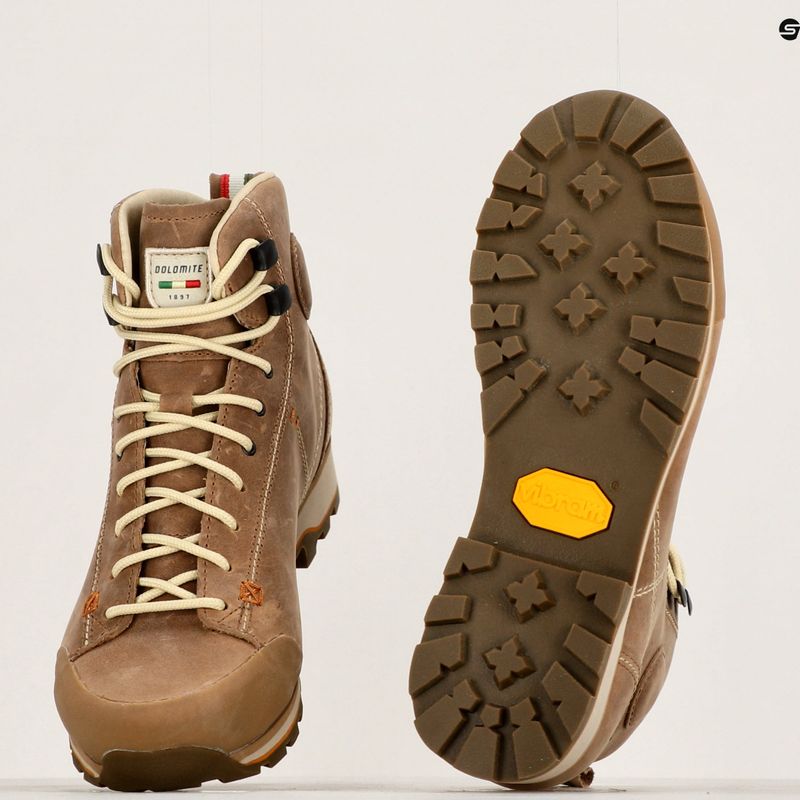 Dámske trekové topánky Dolomite 54 High FG GTX taupe beige 10