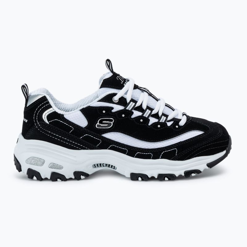 Dámska obuv SKECHERS D'Lites Biggest Fan black/white/silver 2
