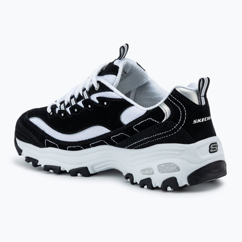 Dámska obuv SKECHERS D'Lites Biggest Fan black/white/silver 3