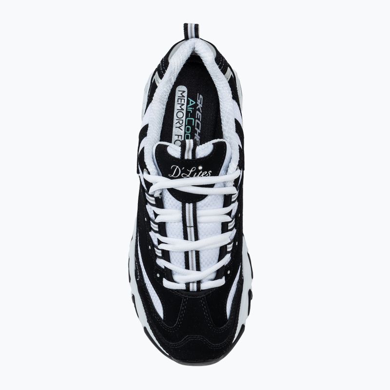 Dámska obuv SKECHERS D'Lites Biggest Fan black/white/silver 5