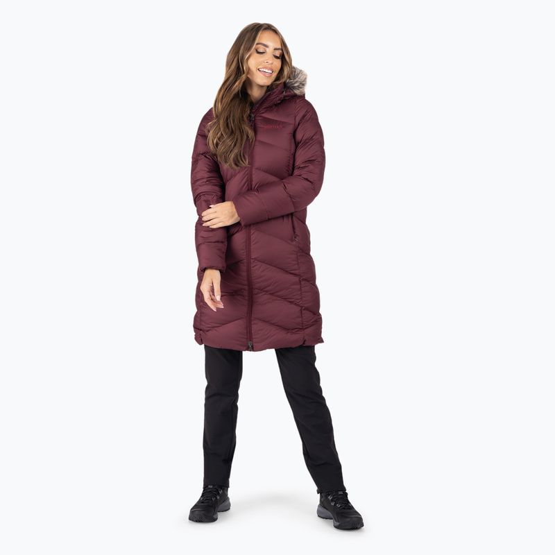 Marmot dámska páperová bunda Montreaux Coat bordová 78090 2
