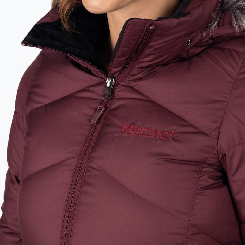 Marmot dámska páperová bunda Montreaux Coat bordová 78090 6