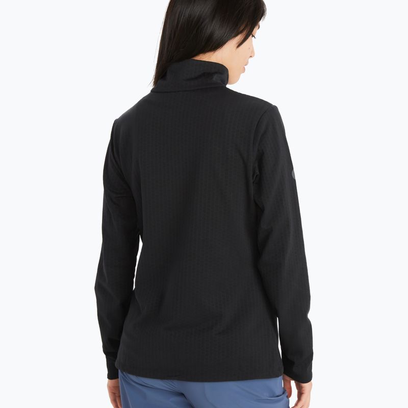Marmot Leconte Fleece dámska mikina čierna 12810001 2