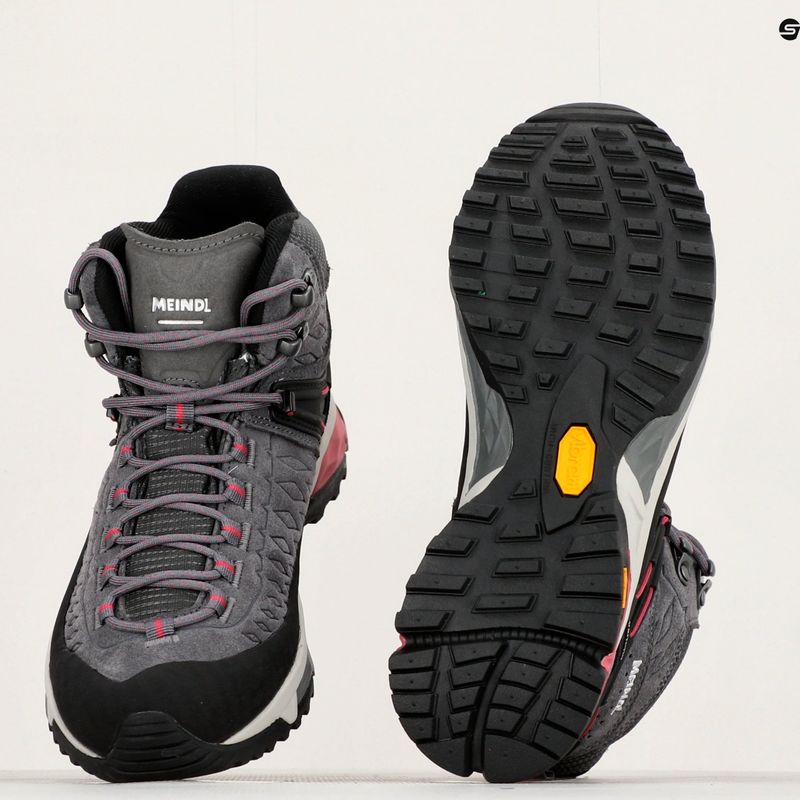Dámske trekové topánky Meindl Top Trail Lady Mid GTX grey/magenta 10