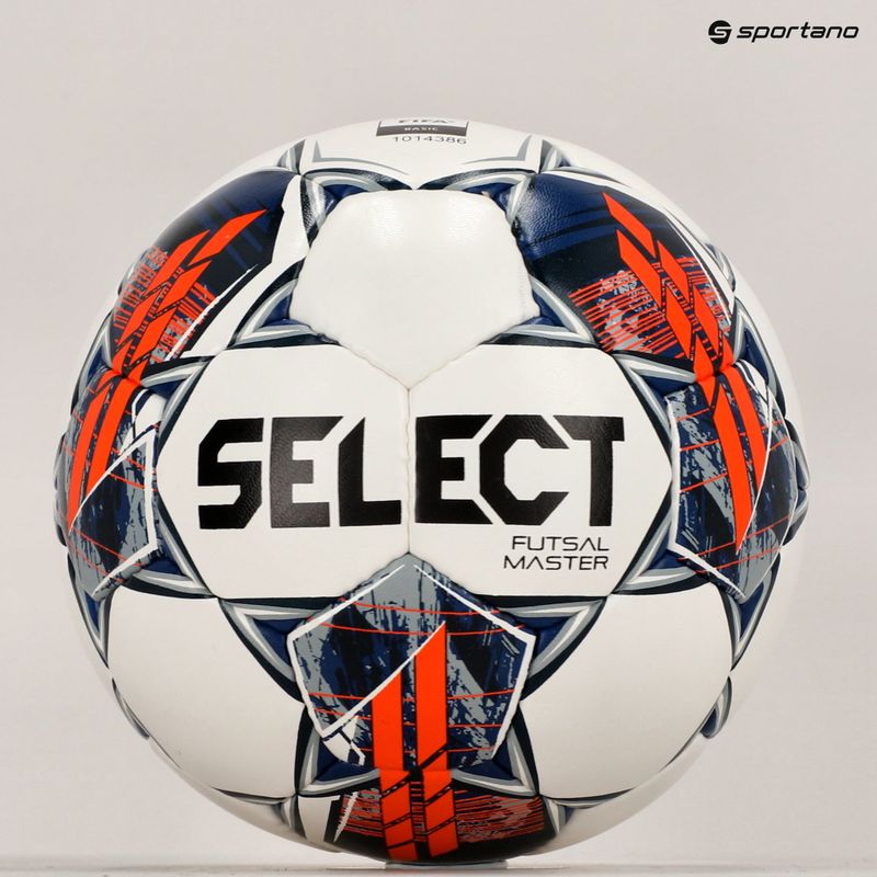Select Futsal Master Grain V22 futbal bielo-modrý 310015 5