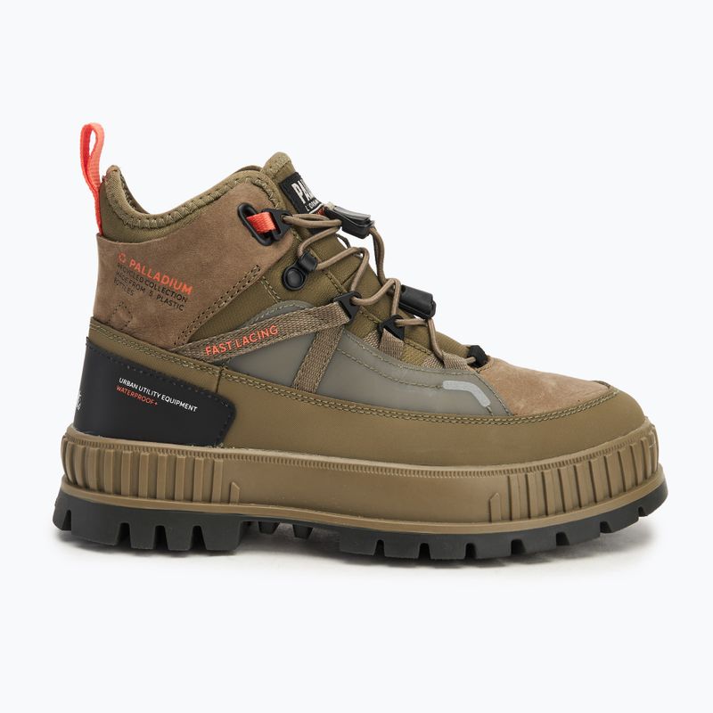 Topánky Palladium Pallashock TravelWp+ tmavozelené 2