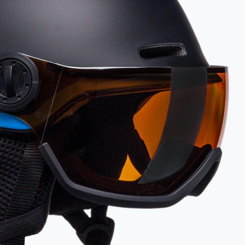 Detská lyžiarska prilba Salomon Grom Visor S2 čierna L399163 6