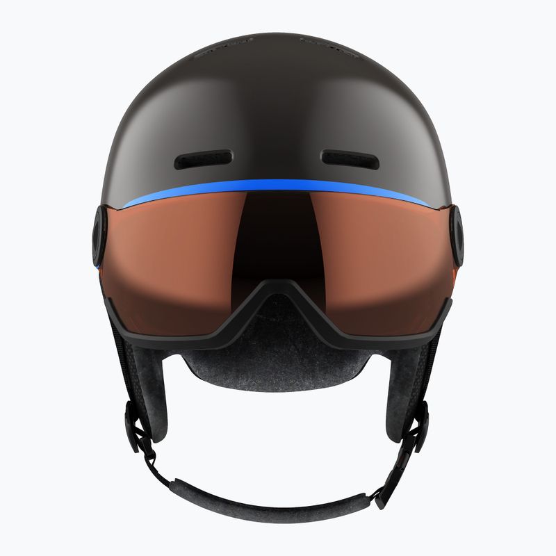 Detská lyžiarska prilba Salomon Grom Visor S2 čierna L399163 10