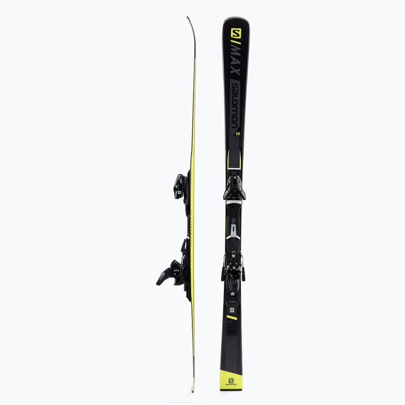 Zjazdové lyže Salomon S/MAX 1 + E Z12 GW black L4523516 2