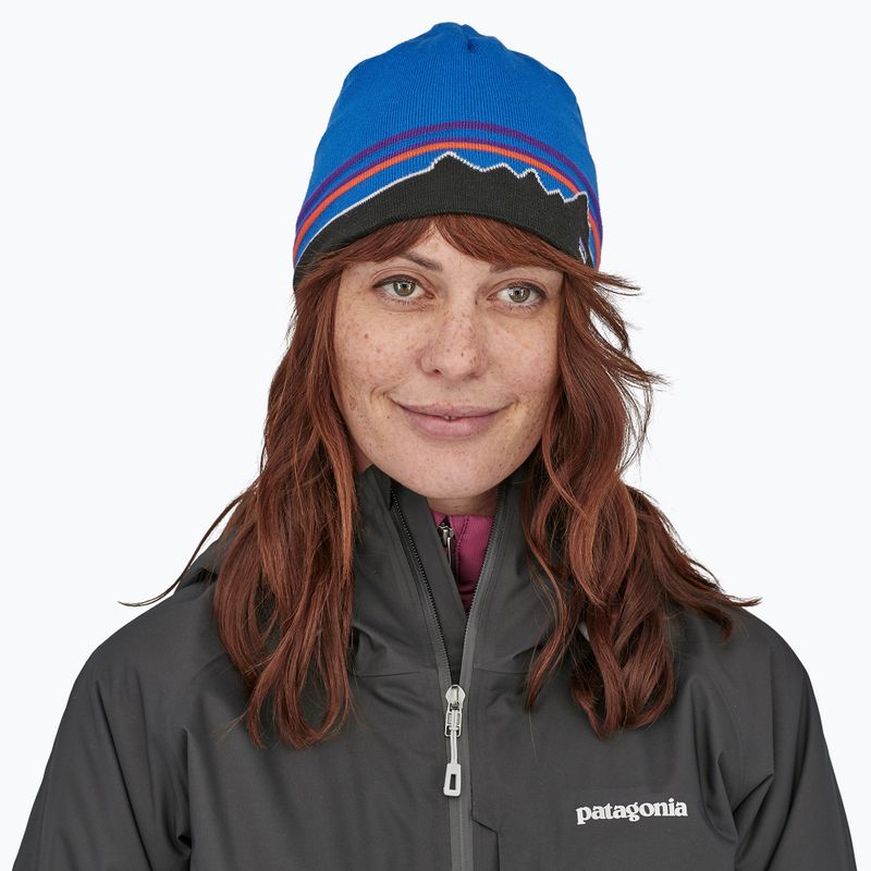 Patagonia zimná čiapka classic fitz roy/andes blue 3