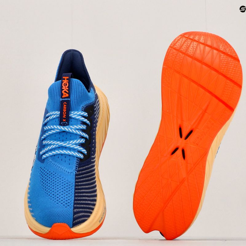 Pánska bežecká obuv HOKA Carbon X 3 coastal sky/bellwether blue 22