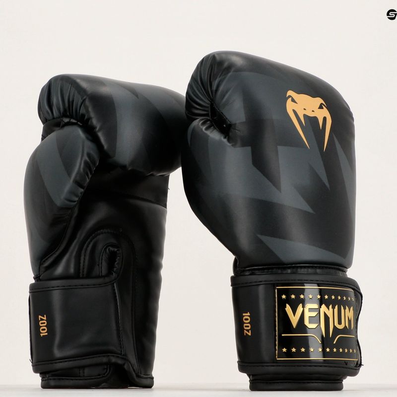 Boxerské rukavice Venum Razor black/gold 6
