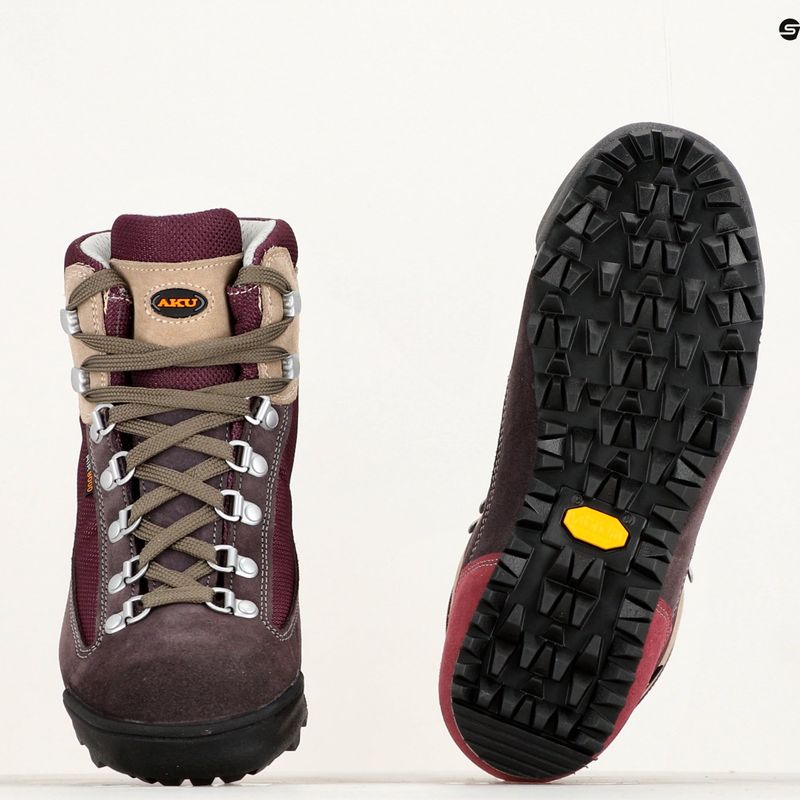 Dámske trekové topánky AKU Ultra Light Original GTX burgundy/violet 8