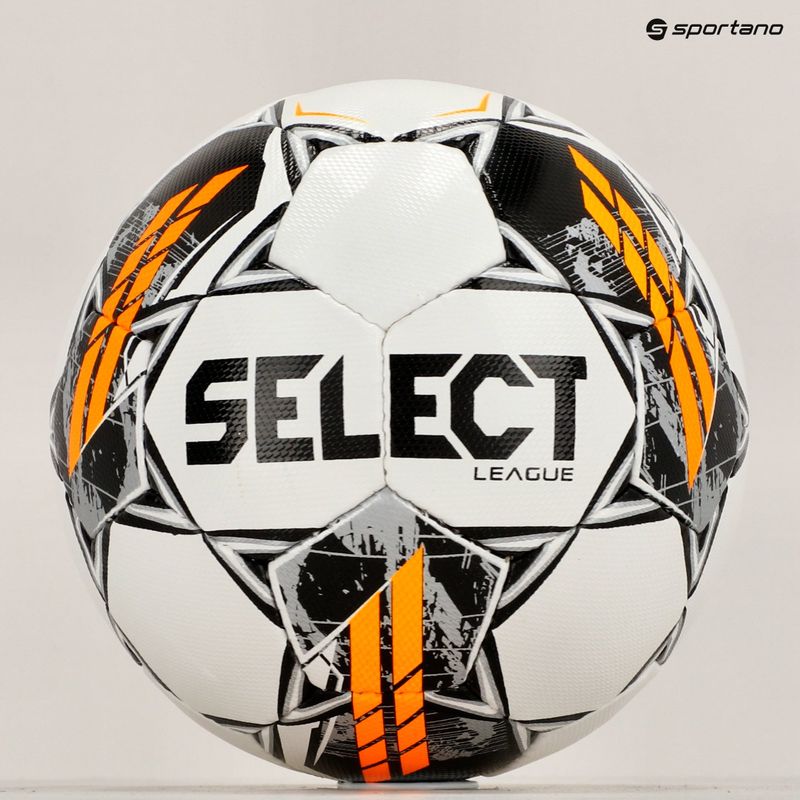 Futbalová lopta SELECT League football v24 white/black veľkosť 4 6
