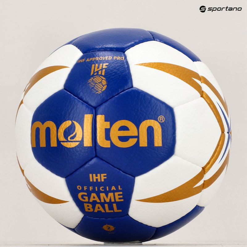 Molten handball H2X5001-BW IHF modrá/biela veľkosť 2 4