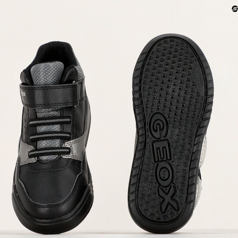 Detská obuv Geox Illuminus black/dark grey 9