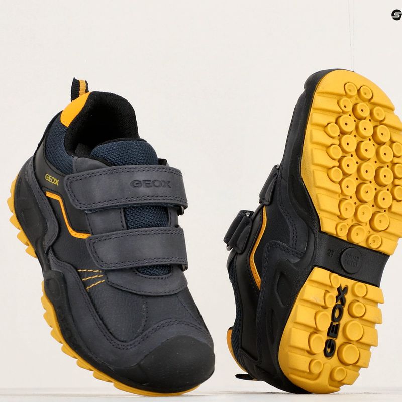 Juniorská obuv Geox New Savage navy/ochreyellow 15