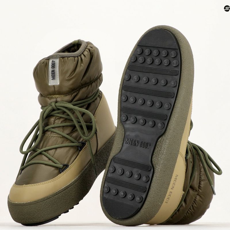 Pánske snehové topánky Moon Boot Mtrack Low Nylon WP khaki 13