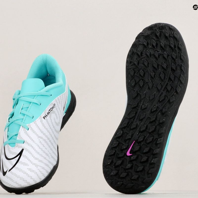 Detské kopačky Nike JR Phantom GX Club TF hyper turquoise/fuchsia dream/white/black 8