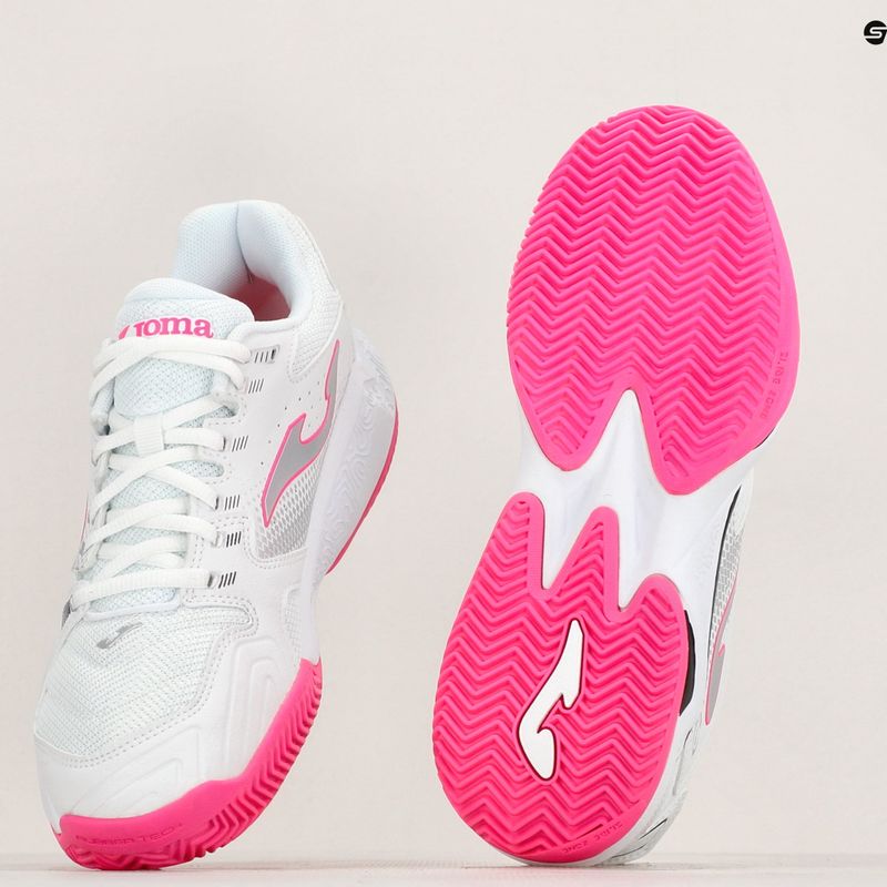 Dámska tenisová obuv Joma Master 1000 Lady P white/fuchsia 14