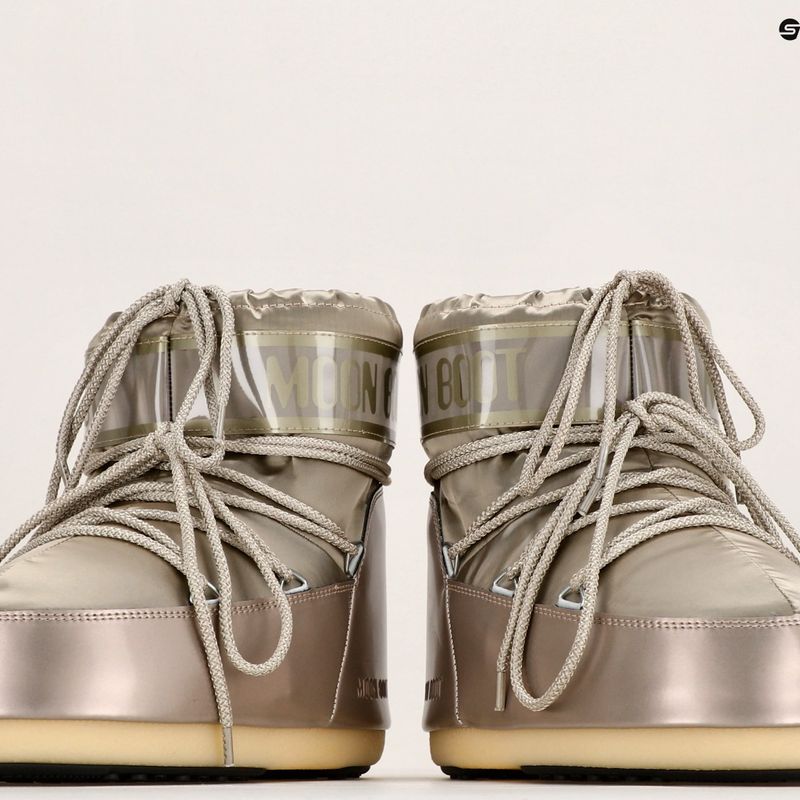 Dámske snehové topánky Moon Boot Icon Low Glance platinum 10