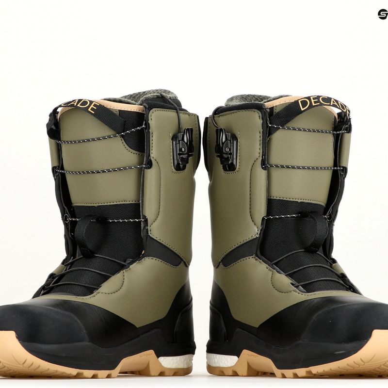 Pánske topánky na snowboard Northwave Decade SLS green forest/black 13