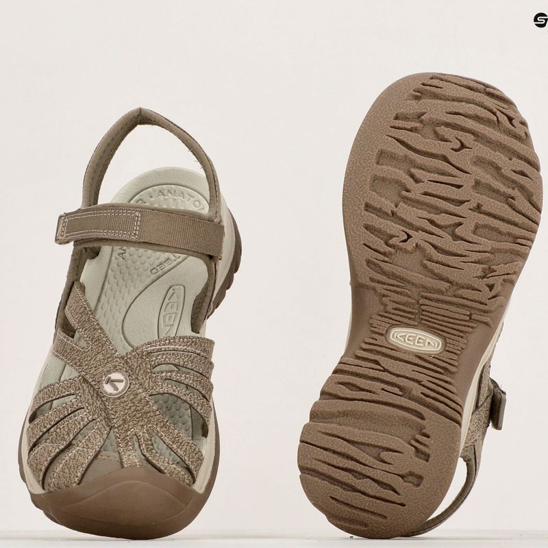 Dámske trekingové sandále KEEN Rose brindle/shitake 14