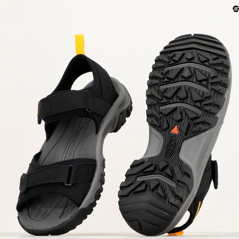 Keen Targhee III Open Toe H2 pánske trekingové sandále čierne 124865 14
