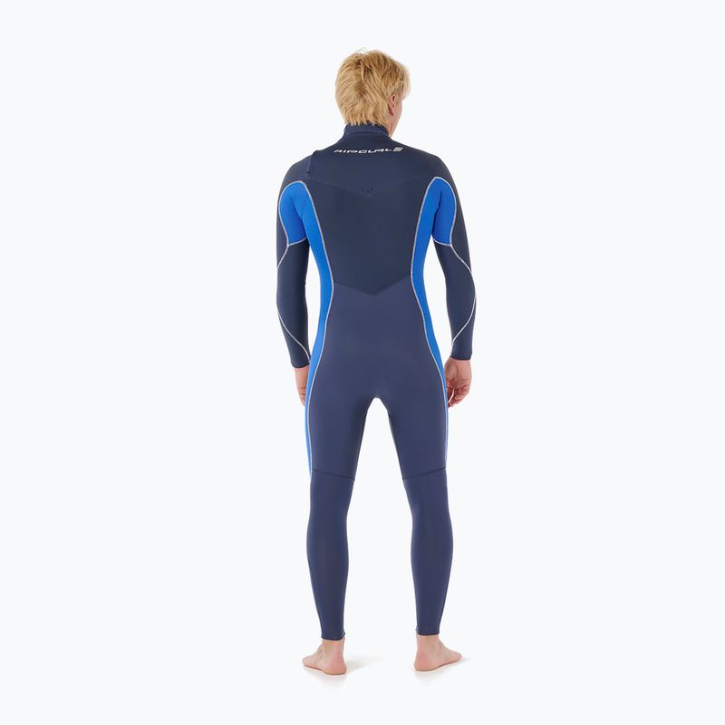 Pánska plavecká pena Rip Curl Dawn Patrol 3/2mm Chest Zip electric cobalt 2