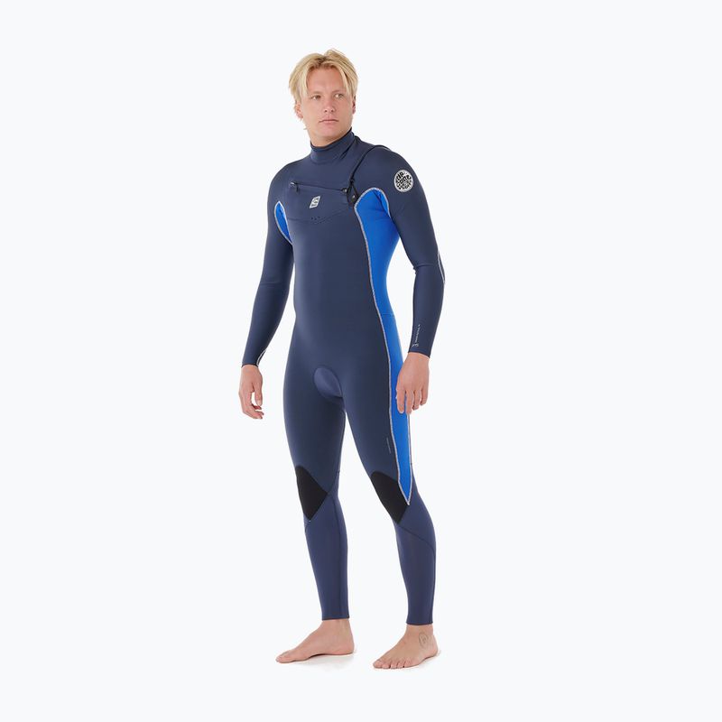 Pánska plavecká pena Rip Curl Dawn Patrol 3/2mm Chest Zip electric cobalt 3