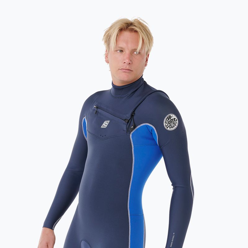 Pánsky plavecký neoprén Rip Curl Dawn Patrol 3/2mm Chest Zip electric cobalt 4