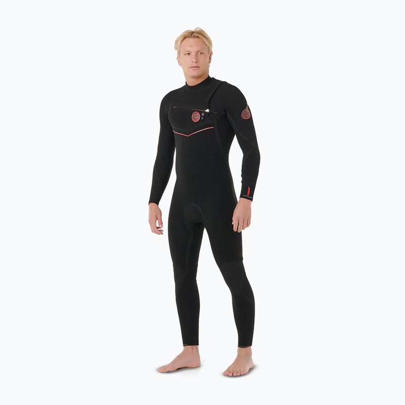 Pánska plavecká pena Rip Curl F-Bomb Fusion 4/3 mm Chest Zip black 3