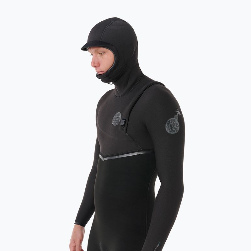Pánsky plavecký neoprén  Rip Curl E-Bomb Zf Hood 5/4 mm black 5