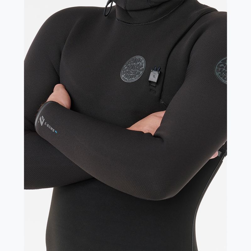 Pánsky plavecký neoprén  Rip Curl E-Bomb Zf Hood 5/4 mm black 6