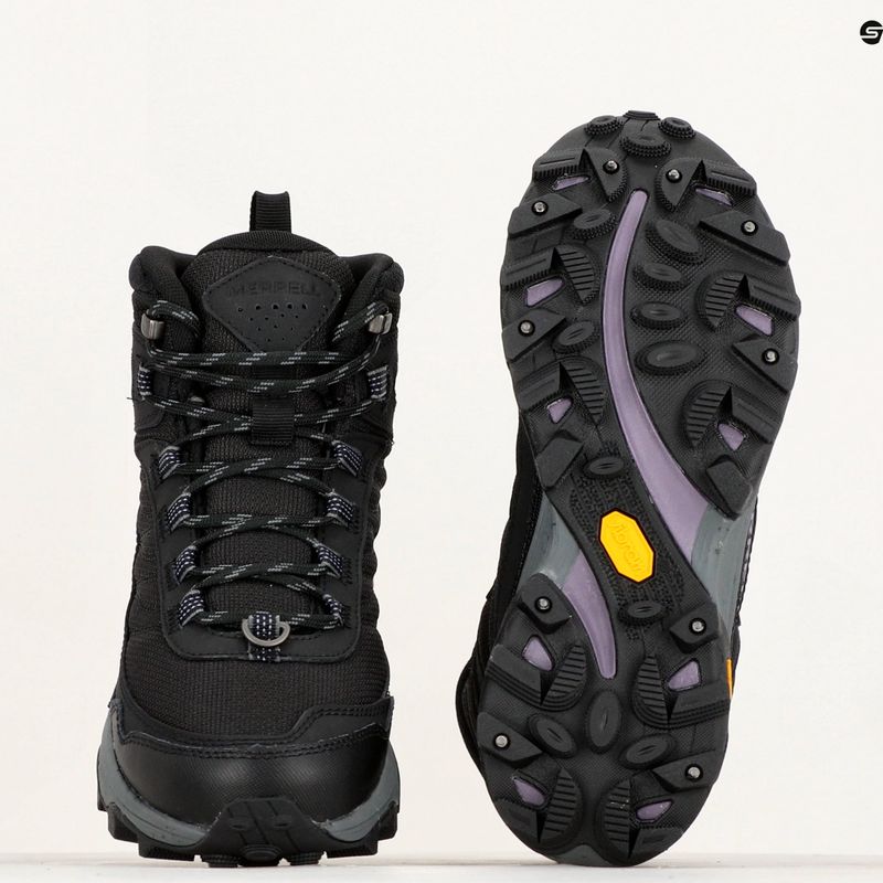 Dámske turistické topánky Merrell Moab Speed Thermo Spike Mid WP black 8